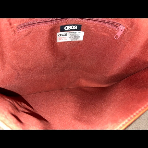 Beautiful Redish Brown Envelope Clutch- Large - Picture 7 of 10